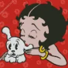 Betty Boop And Her Puppy Diamond Painting