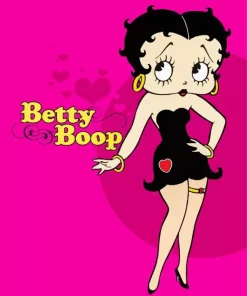 Betty Boop Cartoon Poster Diamond Painting