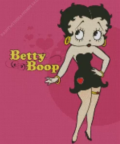 Betty Boop Cartoon Poster Diamond Painting