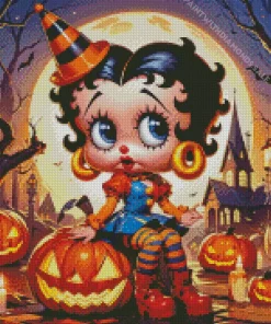 Betty Boop Halloween Diamond Painting