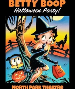 Betty Boop Halloween Party Diamond Painting