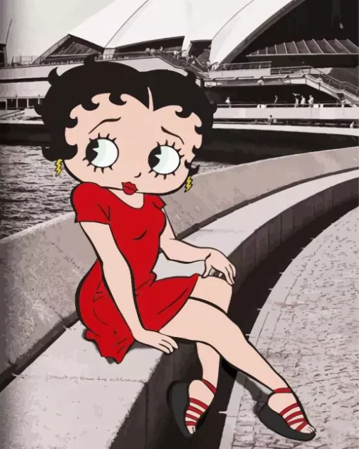 Betty Boop Poster Diamond Painting