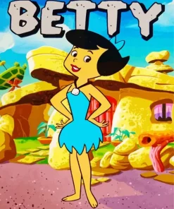 Betty Rubble Poster Diamond Painting