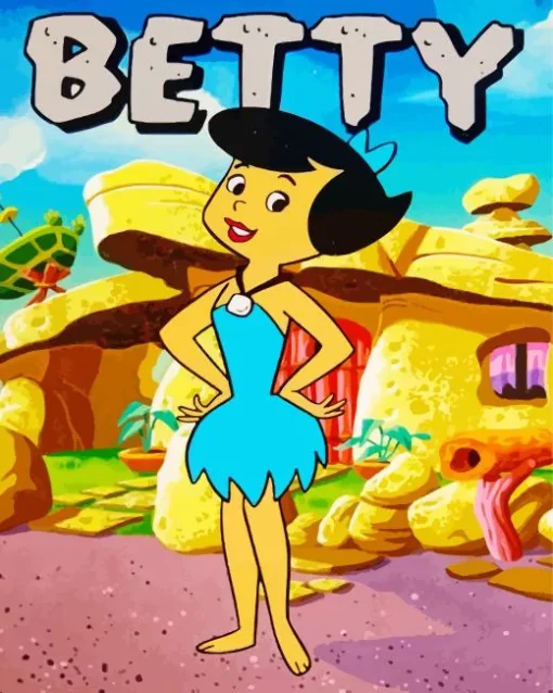 Betty Rubble Poster Diamond Painting