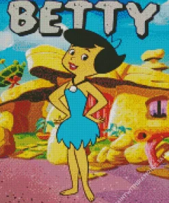 Betty Rubble Poster Diamond Painting