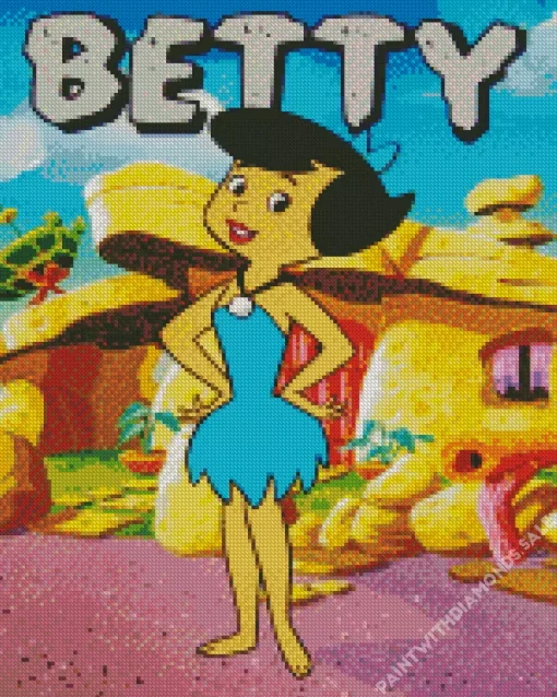 Betty Rubble Poster Diamond Painting