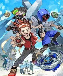 Beyblade Anime Characters Diamond Painting