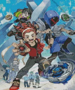 Beyblade Anime Characters Diamond Painting