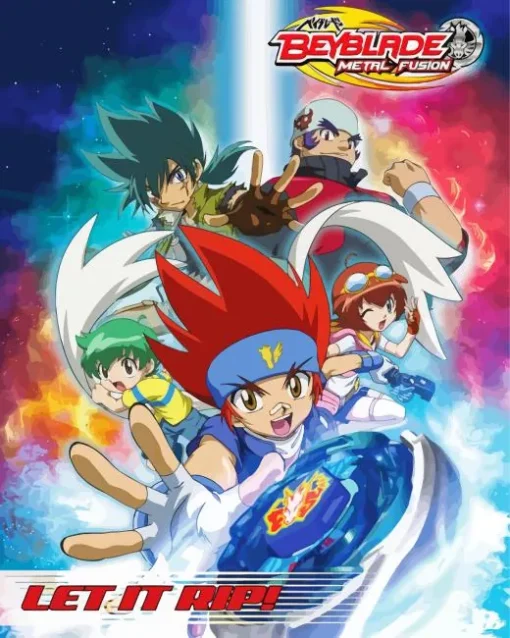 Beyblade Anime Poster Diamond Painting