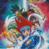 Beyblade Anime Poster Diamond Painting