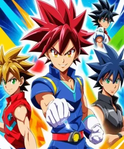 Beyblade Anime Series Diamond Painting