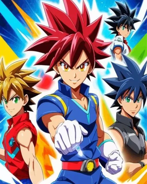 Beyblade Anime Series Diamond Painting