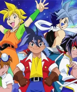 Beyblade Characters Diamond Painting