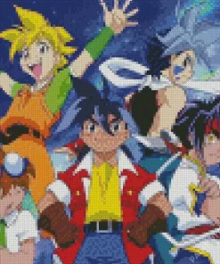 Beyblade Characters Diamond Painting