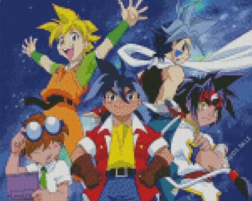 Beyblade Characters Diamond Painting