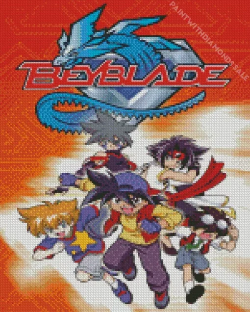 Beyblade Poster Diamond Painting