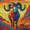 Bighorn Sheep Art Diamond Painting