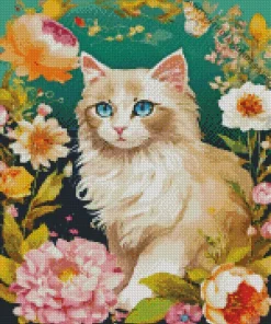 Birman Cat Art Diamond Painting