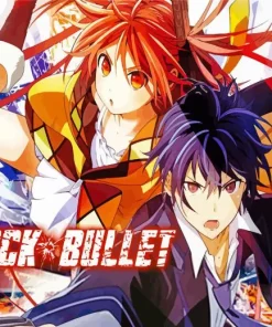 Black Bullet Anime Poster Diamond Painting