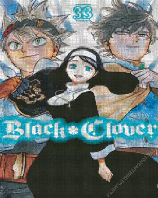 Black Clover Anime Diamond Painting