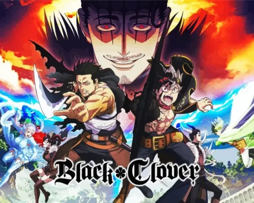 Black Clover Anime Series Diamond Painting