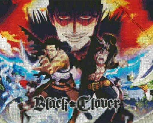 Black Clover Anime Series Diamond Painting