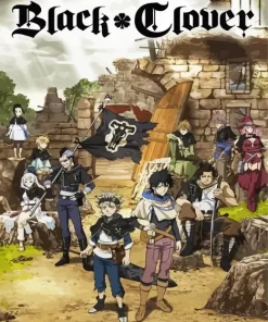 Black Clover Art Diamond Painting