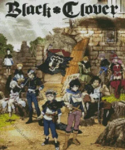 Black Clover Art Diamond Painting