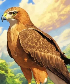 Black Kite Diamond Painting