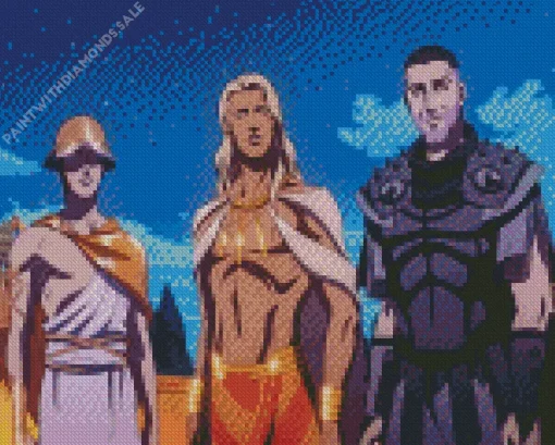 Blood Of Zeus Animated Series Diamond Painting