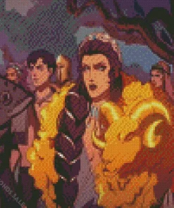 Blood Of Zeus Characters Diamond Painting