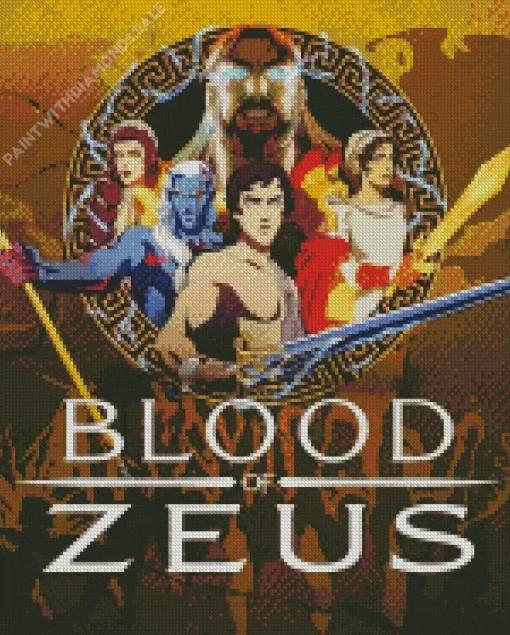 Blood Of Zeus Poster Diamond Painting