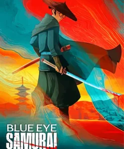 Blue Eye Samurai Diamond Painting