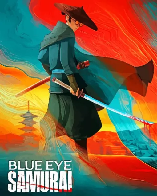 Blue Eye Samurai Diamond Painting