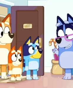 Bluey Minisodes Diamond With Numbers