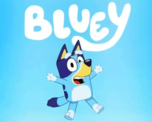 Bluey Animation Poster Diamond Painting