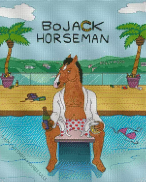 BoJack Horseman Diamond Painting