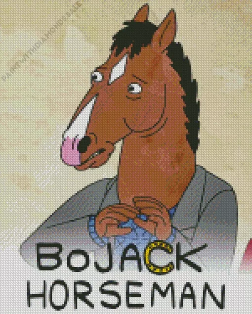 BoJack Horseman Animated Series Diamond Painting