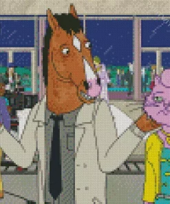 BoJack Horseman Animation Diamond Painting