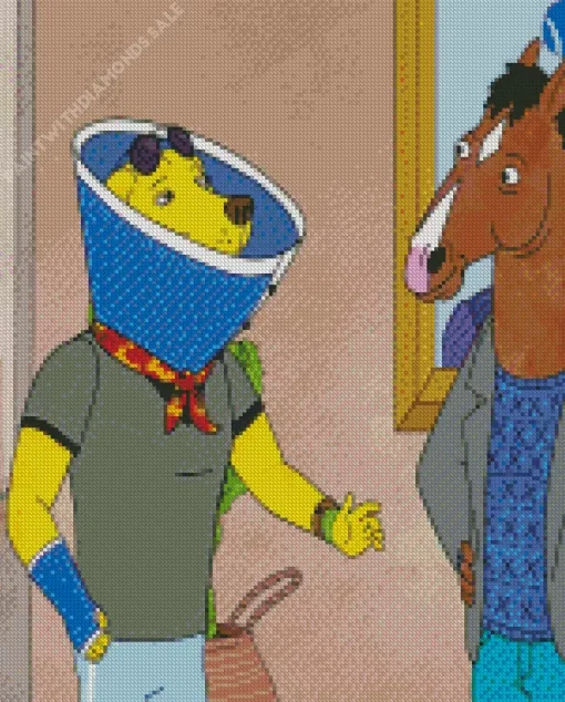 BoJack Horseman Cartoon Diamond Painting