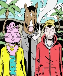 BoJack Horseman Characters Diamond Painting