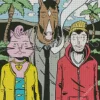 BoJack Horseman Characters Diamond Painting