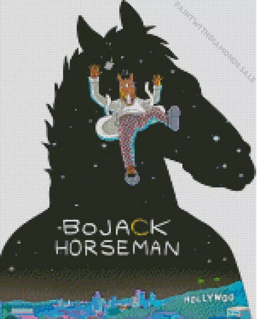 BoJack Horseman Poster Diamond Painting