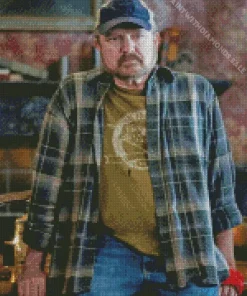 Bobby Singer Supernatural Diamond With Numbers