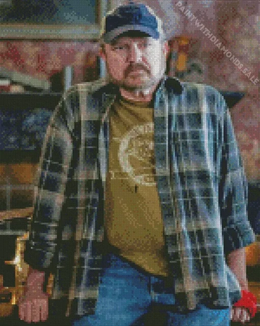 Bobby Singer Supernatural Diamond With Numbers