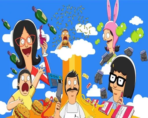 Bobs Burgers Characters Diamond Painting