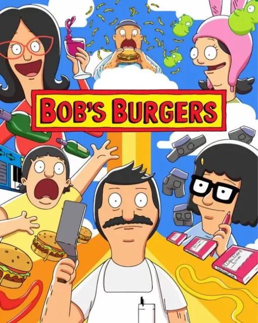 Bobs Burgers Poster Diamond Painting