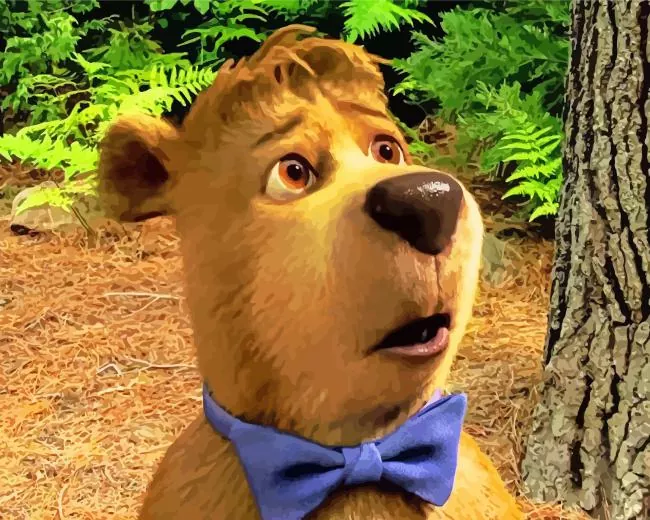 Boo Boo Bear Diamond By Numbers Boo Boo Bear Diamond Painting