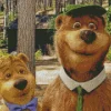 Boo Boo Bear And Yogi Bear Diamond Painting