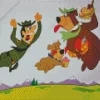 Boo Boo Bear In Yogi Bear Diamond Painting